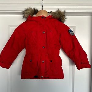 Lands End kids down insulated parka